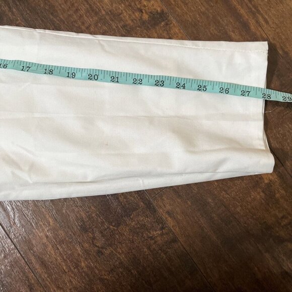 Trina Turk Womens Flat Front Pockets Straight Leg Dress Pants White Size 6 Ankle - Picture 8 of 8